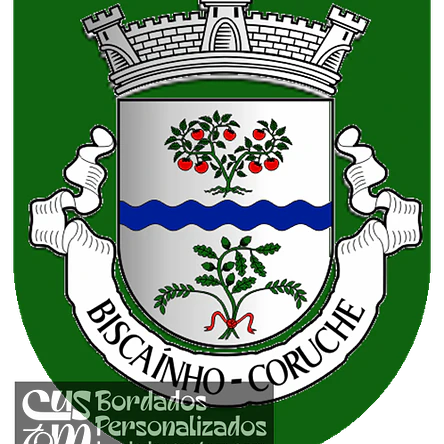 Emblema Bordado Freguesia de Biscaínho (Coruche, Santarém) 1