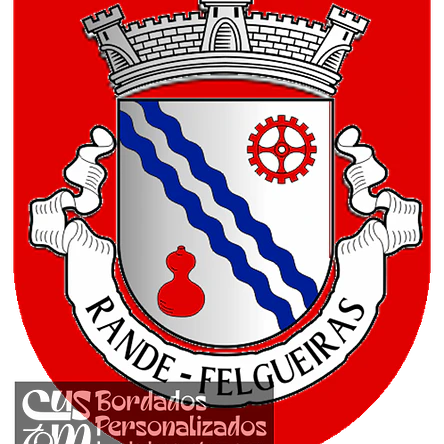 Emblema Bordado Antiga Freguesia de Rande (Felgueiras, Porto) 1
