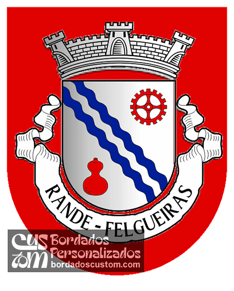 Emblema Bordado Antiga Freguesia de Rande (Felgueiras, Porto)