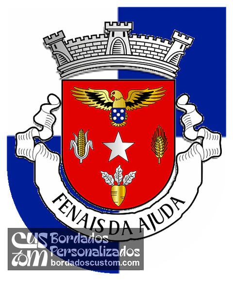 Emblema Bordado Freguesia de Fenais da Ajuda (Ribeira Grande, Açores)