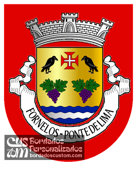 Emblema Bordado Antiga Freguesia de Fornelos (Ponte de Lima, Viana do Castelo)