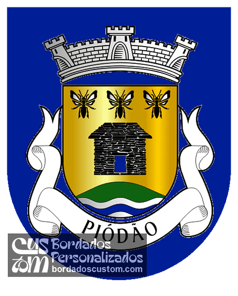 Emblema Bordado Freguesia de Piódão (Arganil, Coimbra)