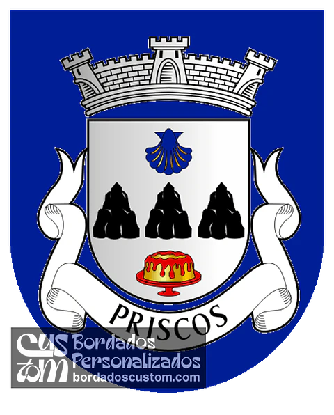 Emblema Bordado Freguesia de Priscos (Braga, Braga)