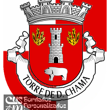 Emblema Bordado Freguesia de Torre de Dona Chama (Mirandela, Bragança) 1