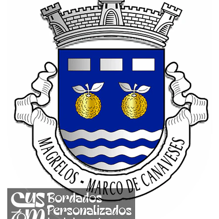 Emblema Bordado Antiga Freguesia de Magrelos (Marco de Canaveses, Porto) 1