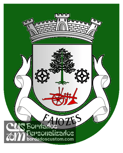 Emblema Bordado Freguesia de Fajozes (Vila do Conde, Porto)