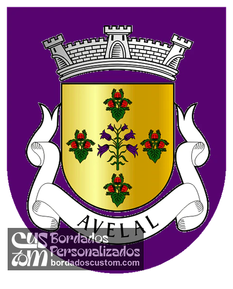 Emblema Bordado Freguesia de Avelal (Sátão, Viseu)