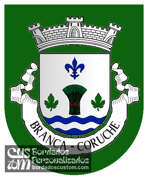 Emblema Bordado Freguesia de Branca (Coruche, Santarém)