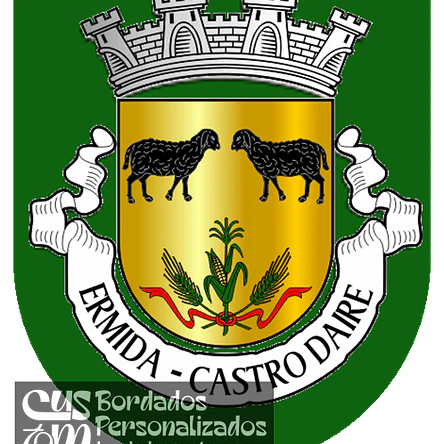 Emblema Bordado Antiga Freguesia de Ermida (Castro Daire, Viseu) 1