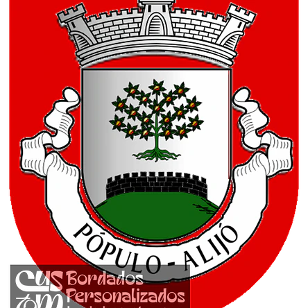 Emblema Bordado Antiga Freguesia de Pópulo (Alijó, Vila Real) 1
