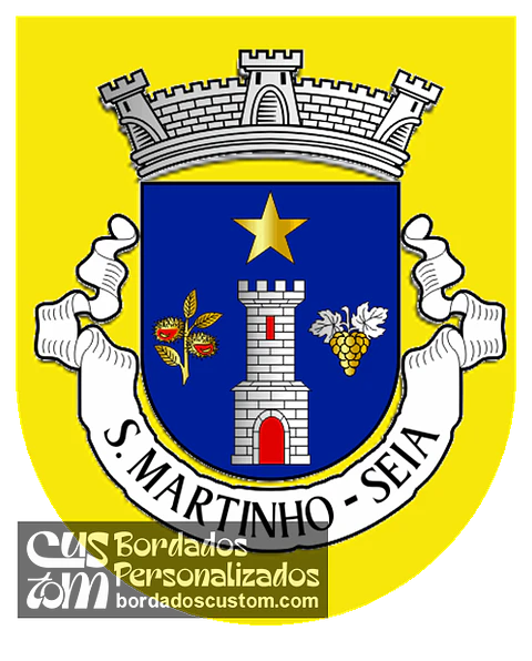 Emblema Bordado Antiga Freguesia de São Martinho (Seia, Guarda)
