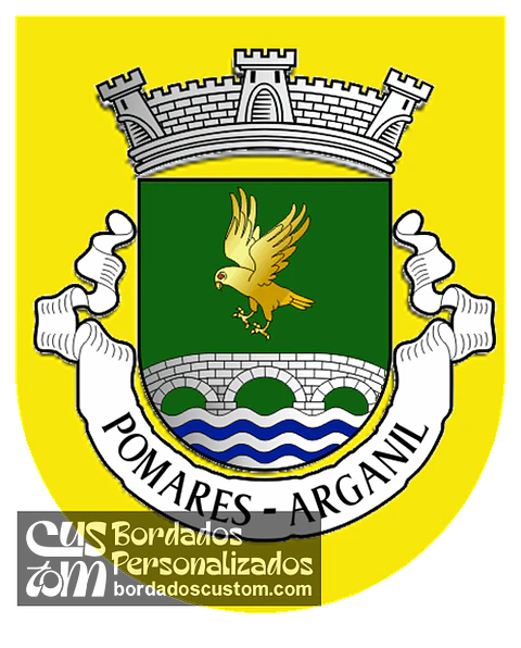 Emblema Bordado Freguesia de Pomares (Arganil, Coimbra)