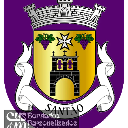Emblema Bordado Antiga Freguesia de Santão (Felgueiras, Porto) 1