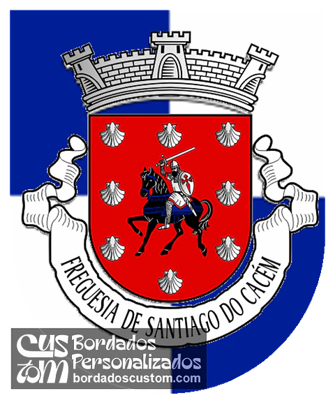 Emblema Bordado Antiga Freguesia de Santiago do Cacém (Santiago do Cacém, Setúbal)