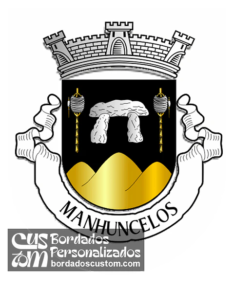 Emblema Bordado Antiga Freguesia de Manhuncelos (Marco de Canaveses, Porto)