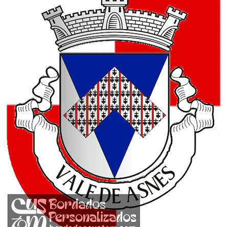 Emblema Bordado Freguesia de Vale de Asnes (Mirandela, Bragança) 1