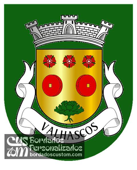 Emblema Bordado Freguesia de Valhascos (Sardoal, Santarém)