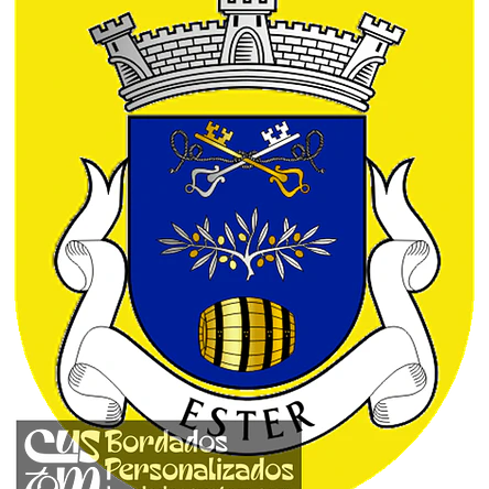 Emblema Bordado Antiga Freguesia de Ester (Castro Daire, Viseu) 1