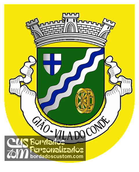 Emblema Bordado Freguesia de Gião (Vila do Conde, Porto)