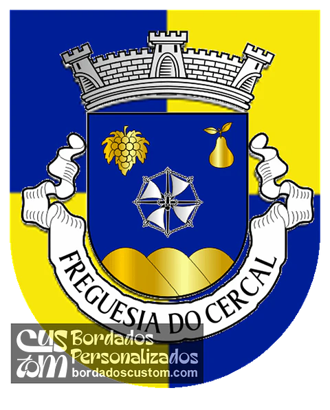 Emblema Bordado Antiga Freguesia de Cercal (Cadaval, Lisboa)
