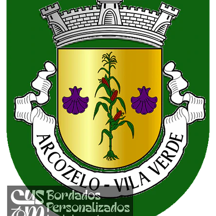 Emblema Bordado Antiga Freguesia de Arcozelo (Vila Verde, Braga) 1
