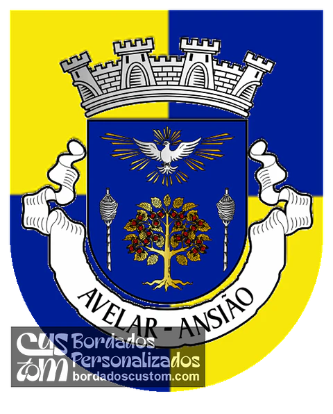 Emblema Bordado Freguesia de Avelar (Ansião, Leiria)