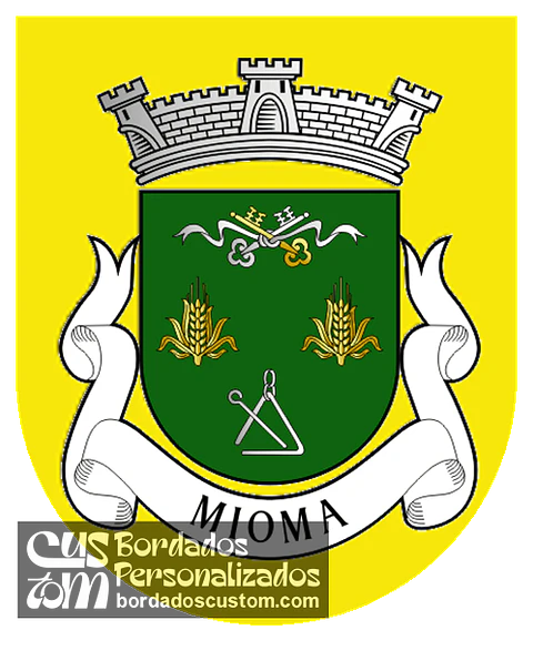 Emblema Bordado Freguesia de Mioma (Sátão, Viseu)