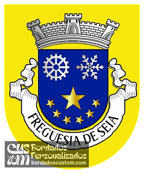 Emblema Bordado Antiga Freguesia de Seia (Seia, Guarda)