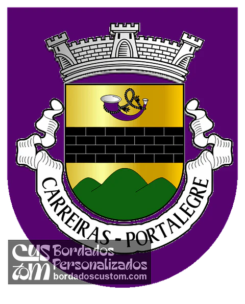 Emblema Bordado Antiga Freguesia de Carreiras (Portalegre, Portalegre)