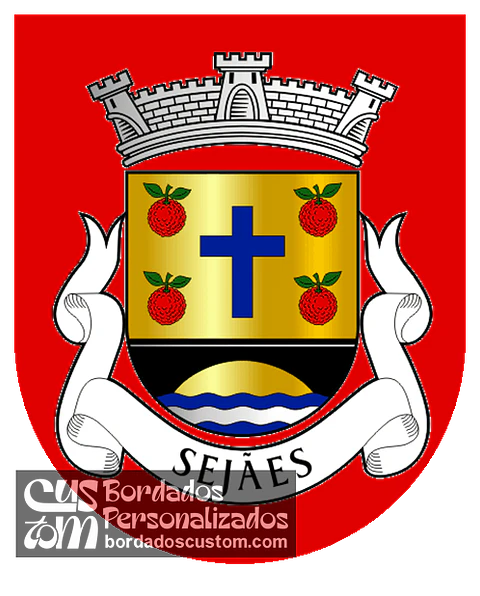 Emblema Bordado Antiga Freguesia de Sejães (Oliveira de Frades, Viseu)