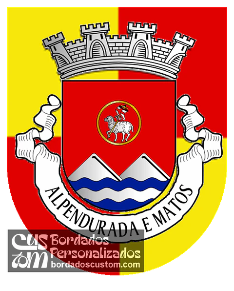 Emblema Bordado Antiga Freguesia de Alpendorada e Matos (Marco de Canaveses, Porto)