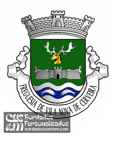 Emblema Bordado Antiga Freguesia de Vila Nova de Cerveira (Vila Nova de Cerveira, Viana do Castelo)