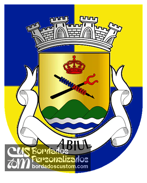 Emblema Bordado Freguesia de Abiul (Pombal, Leiria)