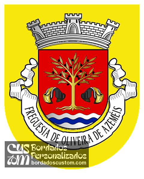 Emblema Bordado Antiga Freguesia de Oliveira de Azeméis (Oliveira de Azeméis, Aveiro)