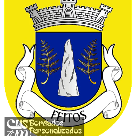 Emblema Bordado Antiga Freguesia de Feitos (Barcelos, Braga) 1