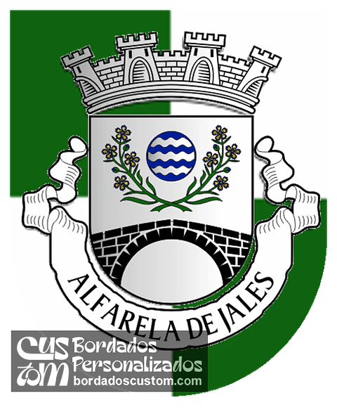 Emblema Bordado Freguesia de Alfarela de Jales (Vila Pouca de Aguiar, Vila Real)