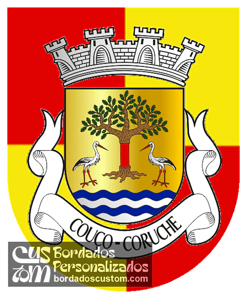 Emblema Bordado Freguesia de Couço (Coruche, Santarém)