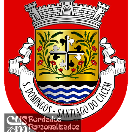 Emblema Bordado Antiga Freguesia de São Domingos (Santiago do Cacém, Setúbal) 1