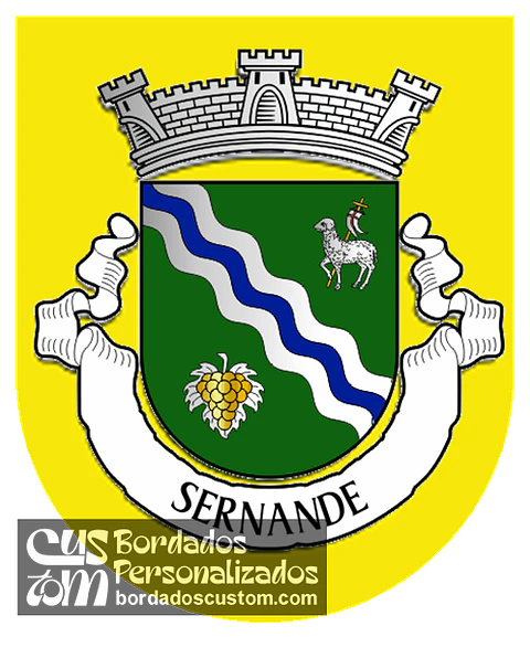 Emblema Bordado Antiga Freguesia de Sernande (Felgueiras, Porto)