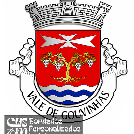 Emblema Bordado Freguesia de Vale de Gouvinhas (Mirandela, Bragança) 1