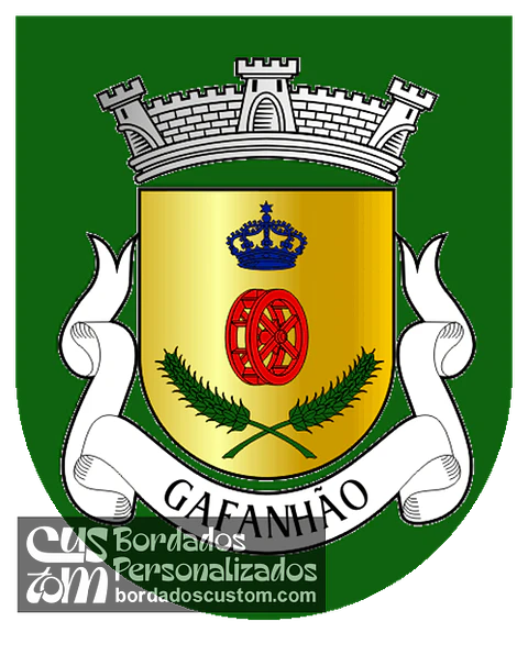 Emblema Bordado Antiga Freguesia de Gafanhão (Castro Daire, Viseu)
