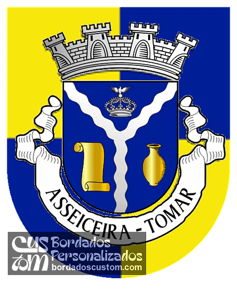 Emblema Bordado Freguesia de Asseiceira (Tomar, Santarém)
