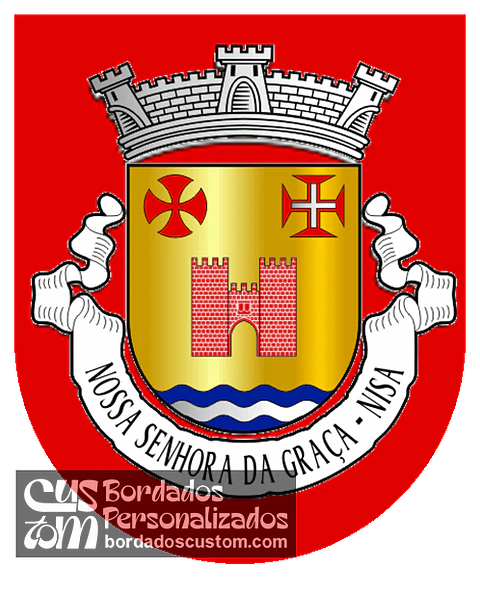 Emblema Bordado Antiga Freguesia de Nossa Senhora da Graça (Nisa, Portalegre)