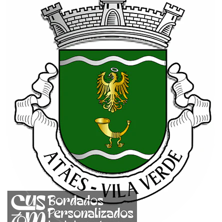 Emblema Bordado Antiga Freguesia de Atães (Vila Verde, Braga) 1