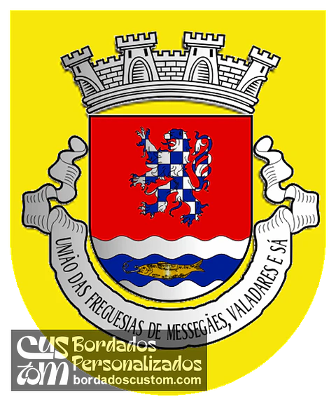 Emblema Bordado Freguesia de Messegães, Valadares e Sá (Monção, Viana do Castelo)