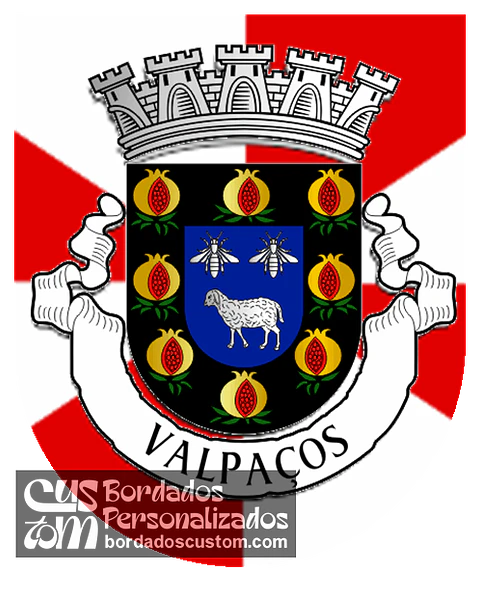 Emblema Bordado Município de Valpaços (Vila Real)
