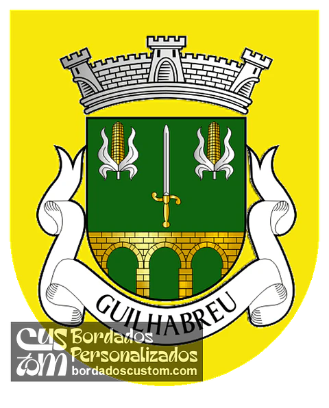 Emblema Bordado Freguesia de Guilhabreu (Vila do Conde, Porto)