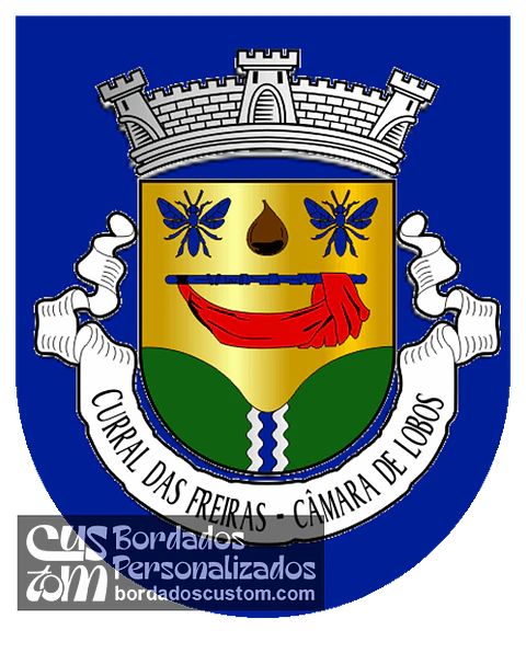 Emblema Bordado Freguesia de Curral das Freiras (Câmara de Lobos, Madeira)