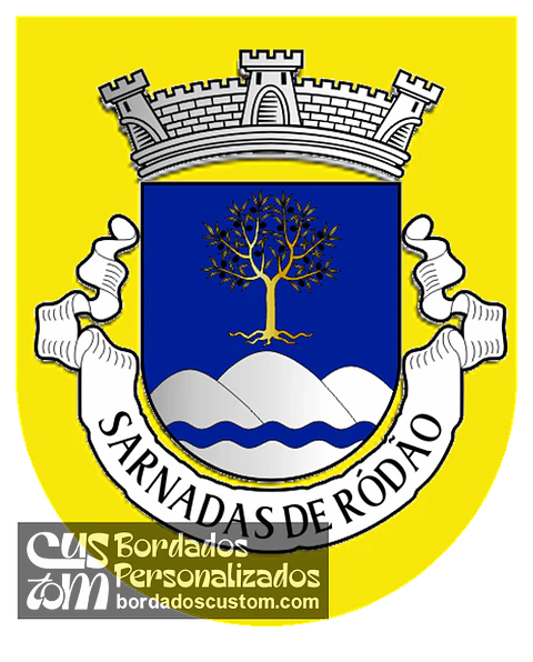 Emblema Bordado Freguesia de Sarnadas de Rodão (Vila Velha de Ródão, Castelo Branco)