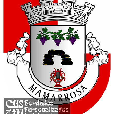 Emblema Bordado Antiga Freguesia de Mamarrosa (Oliveira do Bairro, Aveiro) 1